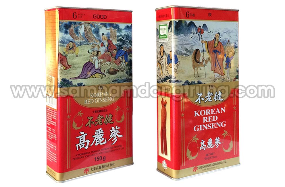 Sam kho hop thiec daedong 150g hinh 1 - SÂM KHÔ HỘP THIẾC DAEDONG 150g