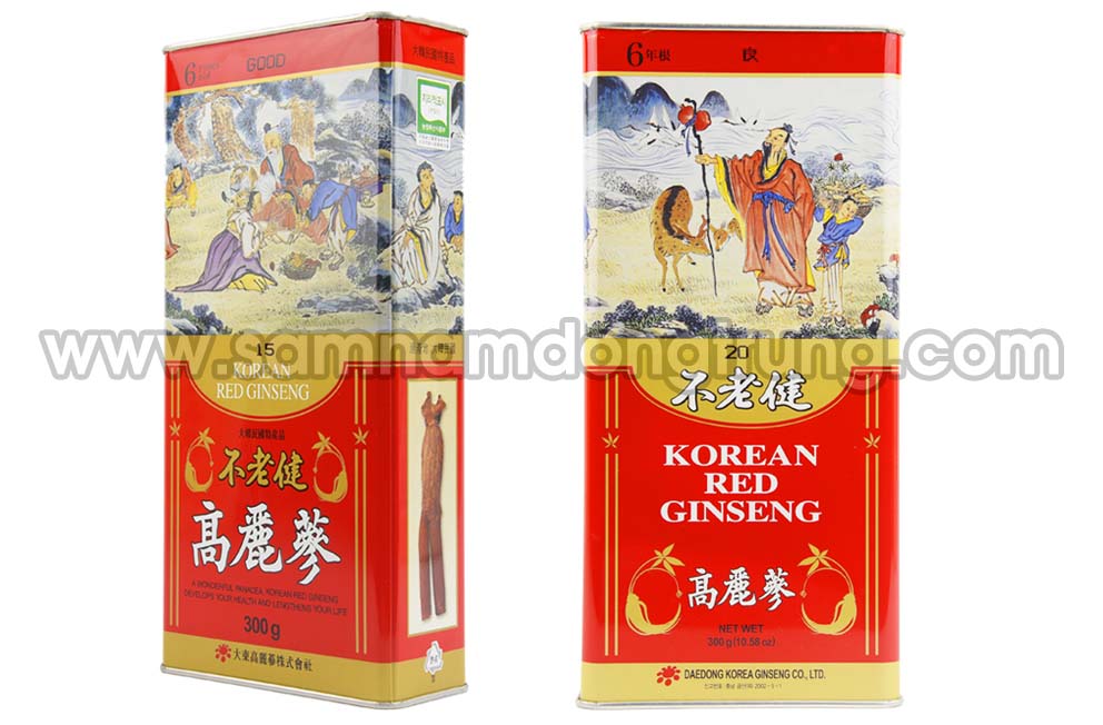 Sam kho hop thiec daedong 300g hinh 2 - SÂM KHÔ HỘP THIẾC DAEDONG 300g