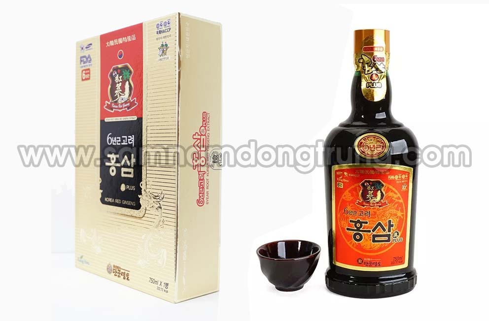 Tinh chat hong sam chai don 750ml hinh 2 - TINH CHẤT HỒNG SÂM CHAI ĐƠN